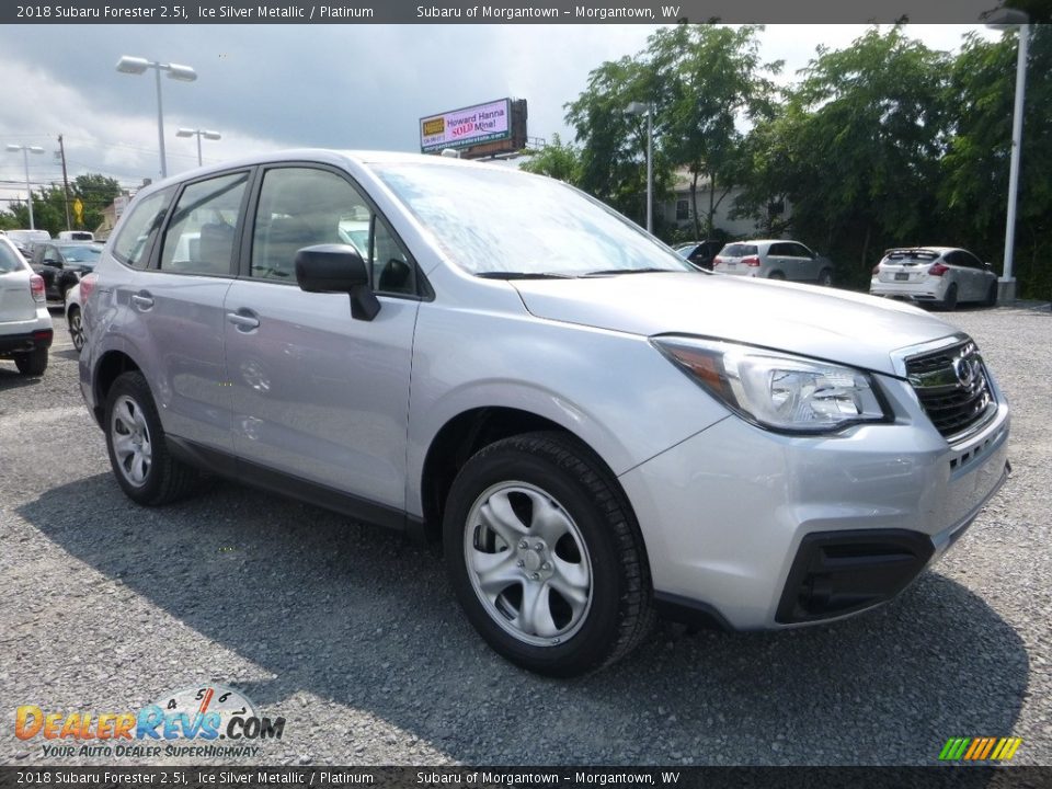 2018 Subaru Forester 2.5i Ice Silver Metallic / Platinum Photo #1