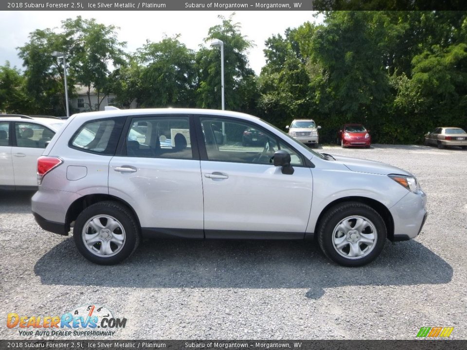 2018 Subaru Forester 2.5i Ice Silver Metallic / Platinum Photo #3