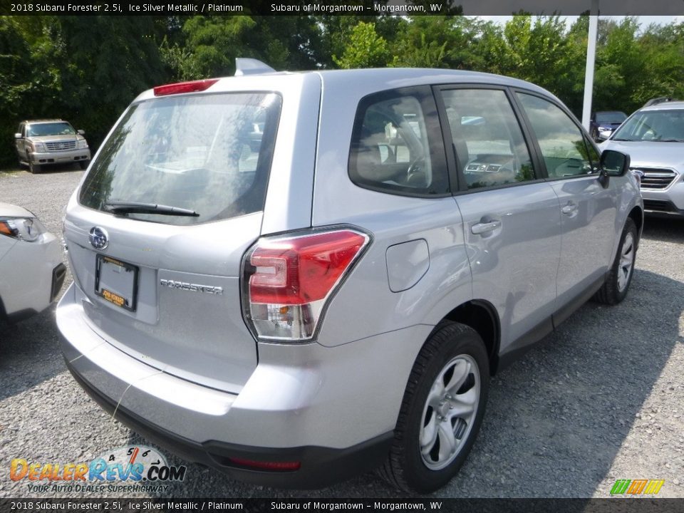 2018 Subaru Forester 2.5i Ice Silver Metallic / Platinum Photo #4