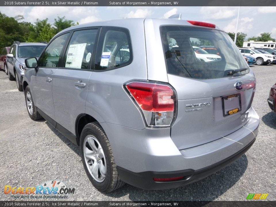2018 Subaru Forester 2.5i Ice Silver Metallic / Platinum Photo #6