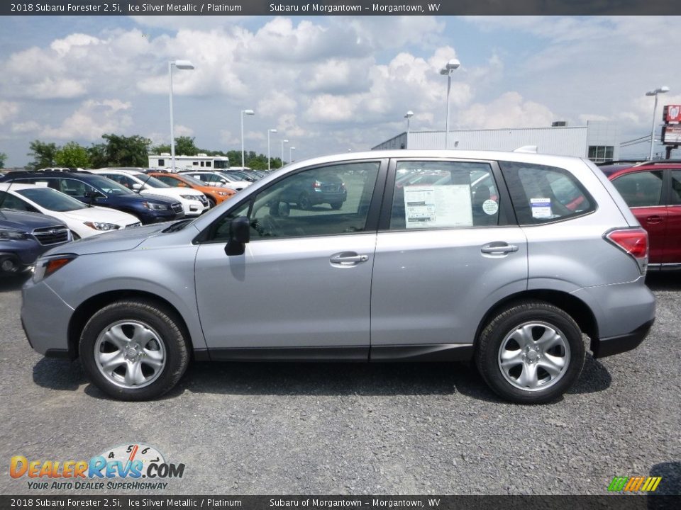 2018 Subaru Forester 2.5i Ice Silver Metallic / Platinum Photo #7