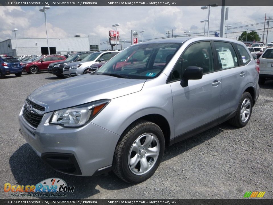 2018 Subaru Forester 2.5i Ice Silver Metallic / Platinum Photo #8