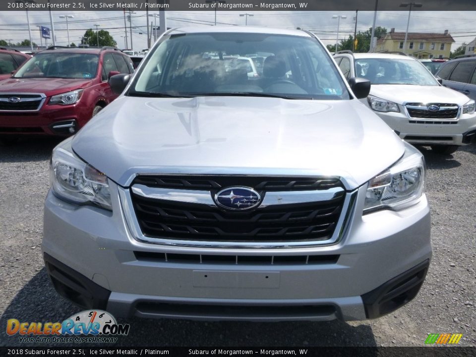 2018 Subaru Forester 2.5i Ice Silver Metallic / Platinum Photo #9