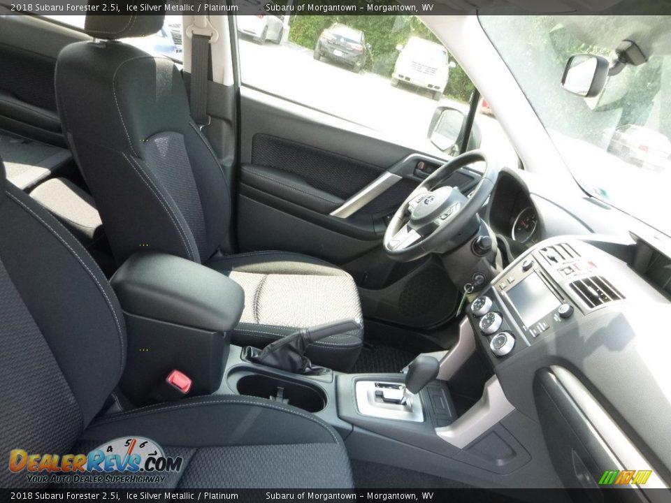 2018 Subaru Forester 2.5i Ice Silver Metallic / Platinum Photo #10