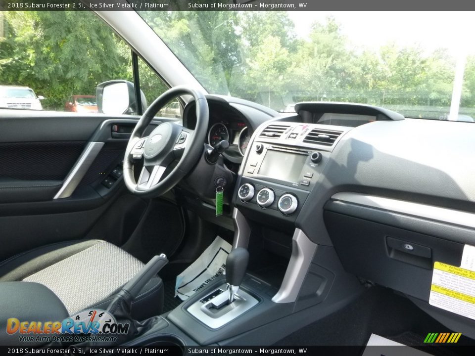 2018 Subaru Forester 2.5i Ice Silver Metallic / Platinum Photo #11