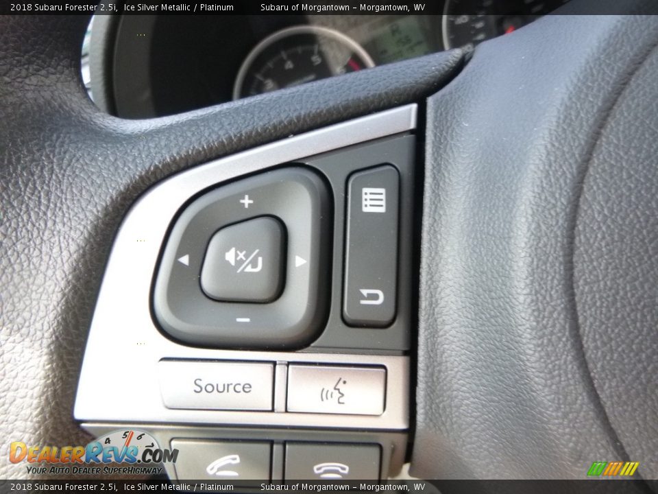 2018 Subaru Forester 2.5i Ice Silver Metallic / Platinum Photo #20