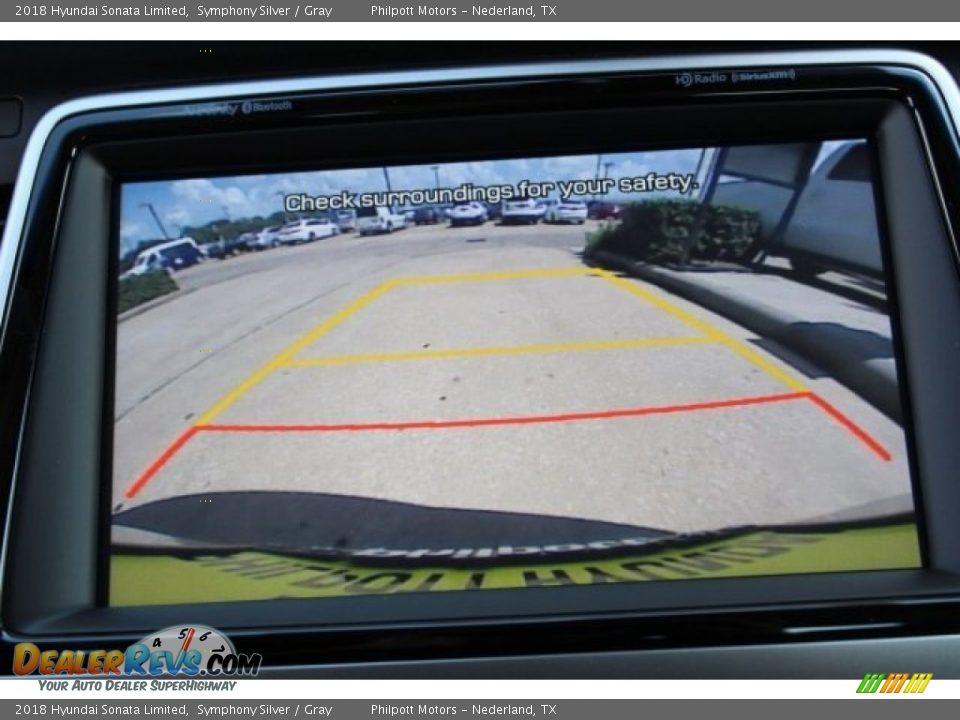 2018 Hyundai Sonata Limited Symphony Silver / Gray Photo #15