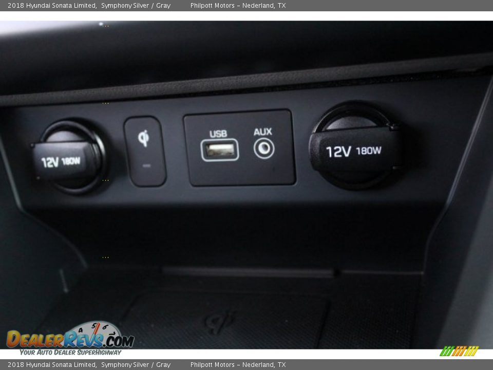 2018 Hyundai Sonata Limited Symphony Silver / Gray Photo #18