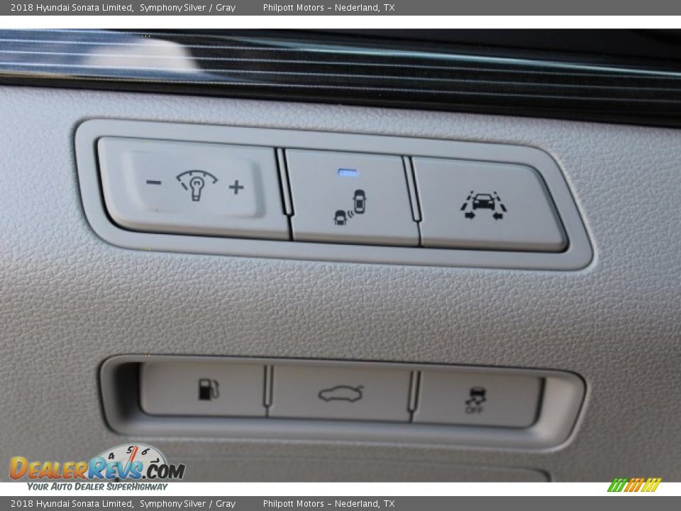 2018 Hyundai Sonata Limited Symphony Silver / Gray Photo #22