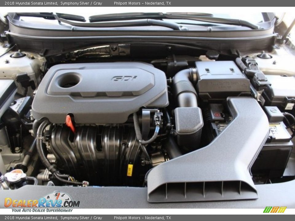 2018 Hyundai Sonata Limited Symphony Silver / Gray Photo #30
