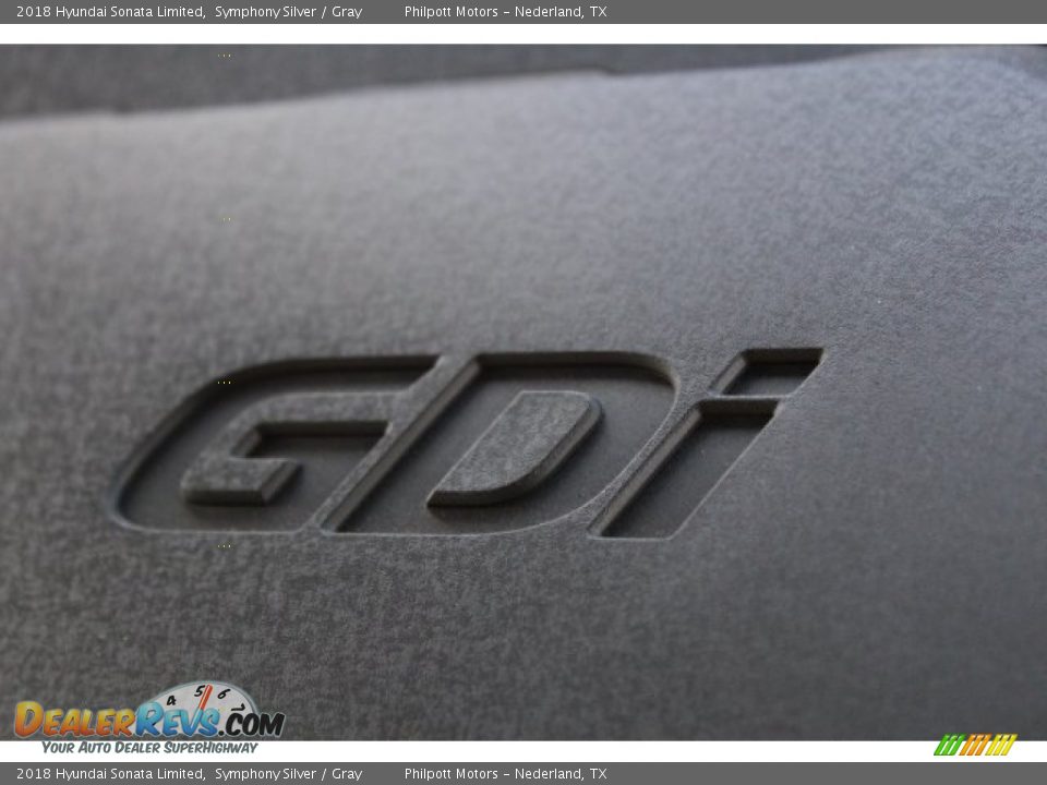 2018 Hyundai Sonata Limited Symphony Silver / Gray Photo #31