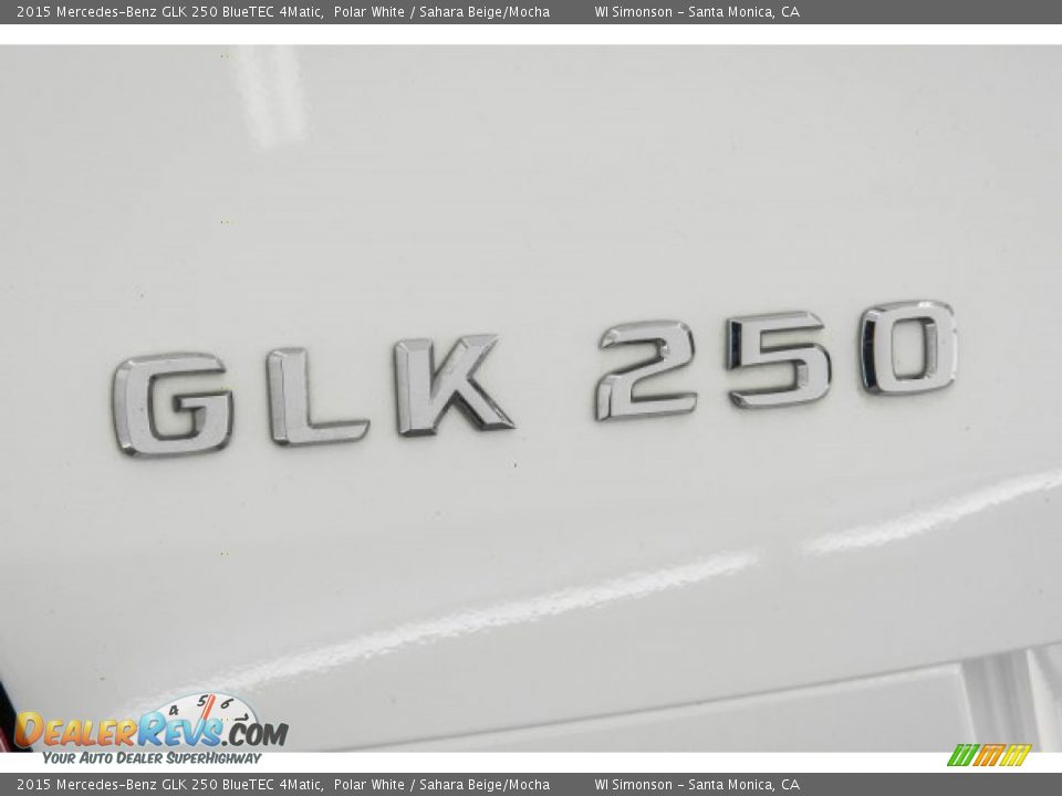 2015 Mercedes-Benz GLK 250 BlueTEC 4Matic Polar White / Sahara Beige/Mocha Photo #7
