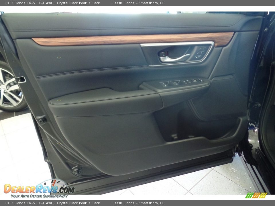 2017 Honda CR-V EX-L AWD Crystal Black Pearl / Black Photo #7