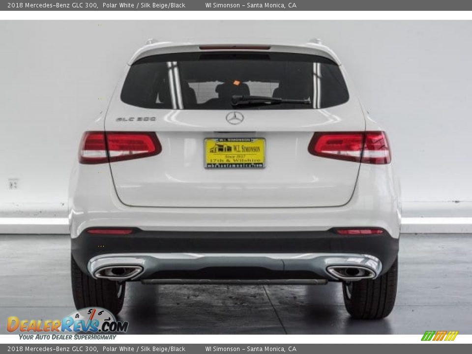 2018 Mercedes-Benz GLC 300 Polar White / Silk Beige/Black Photo #4