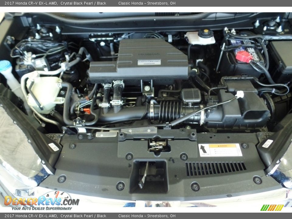 2017 Honda CR-V EX-L AWD Crystal Black Pearl / Black Photo #18