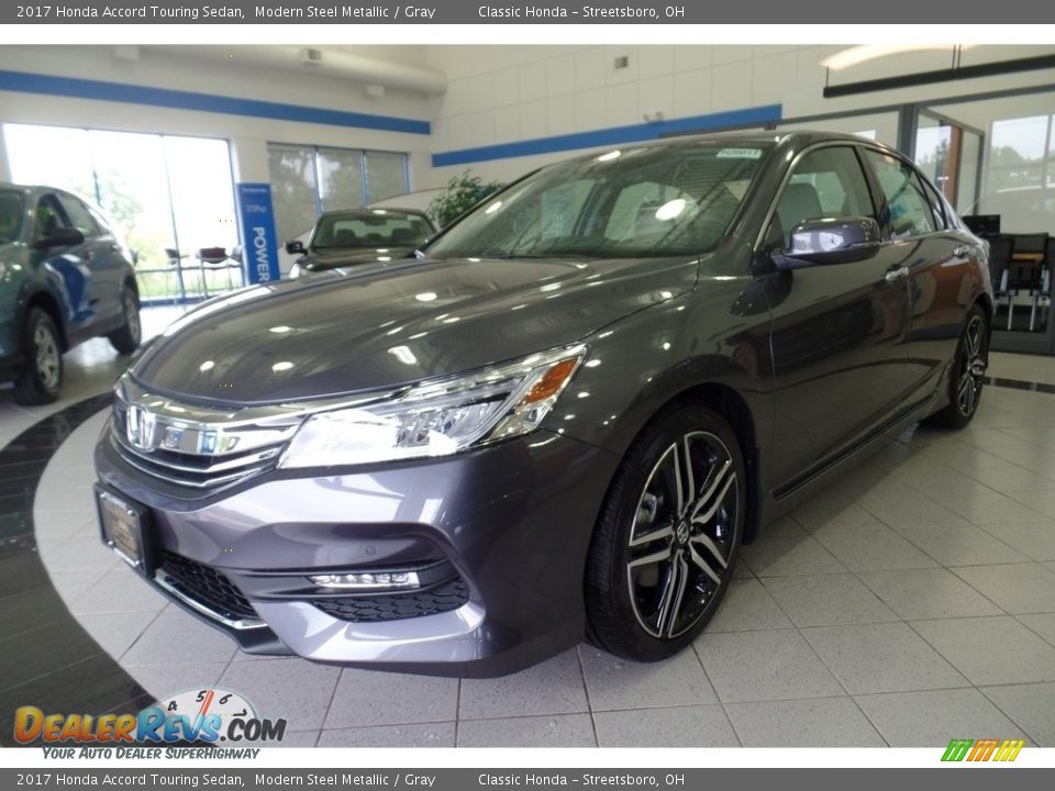 2017 Honda Accord Touring Sedan Modern Steel Metallic / Gray Photo #1