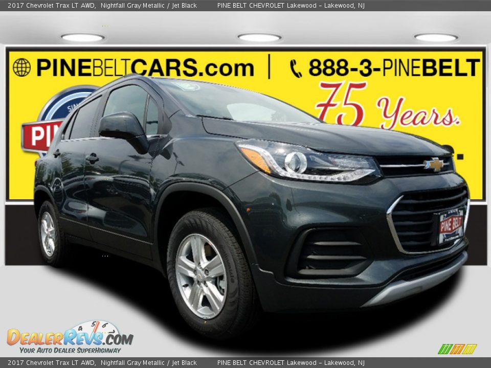 2017 Chevrolet Trax LT AWD Nightfall Gray Metallic / Jet Black Photo #1