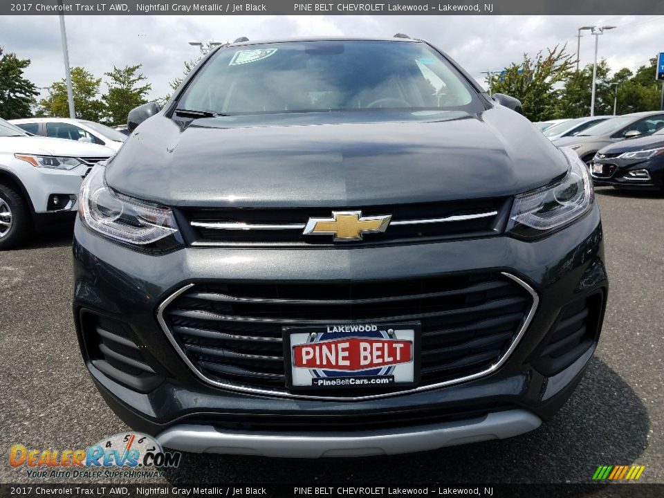 2017 Chevrolet Trax LT AWD Nightfall Gray Metallic / Jet Black Photo #2