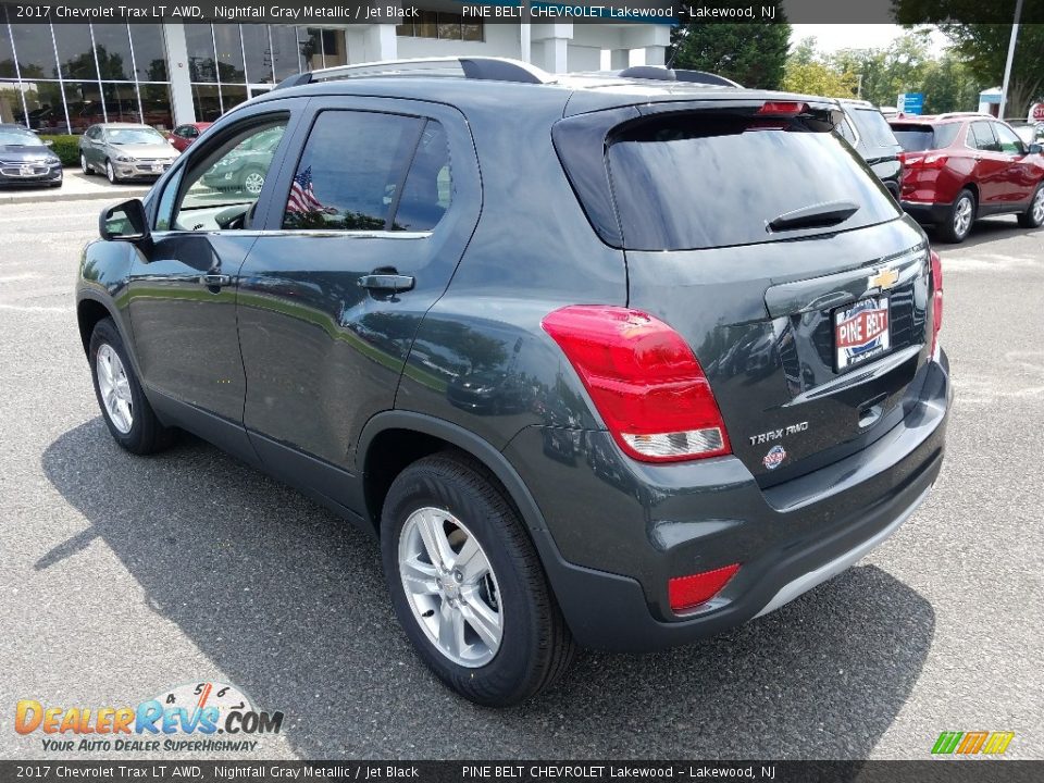 2017 Chevrolet Trax LT AWD Nightfall Gray Metallic / Jet Black Photo #4