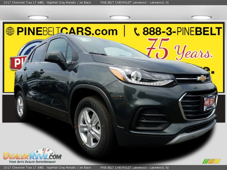 2017 Chevrolet Trax LT AWD Nightfall Gray Metallic / Jet Black Photo #1