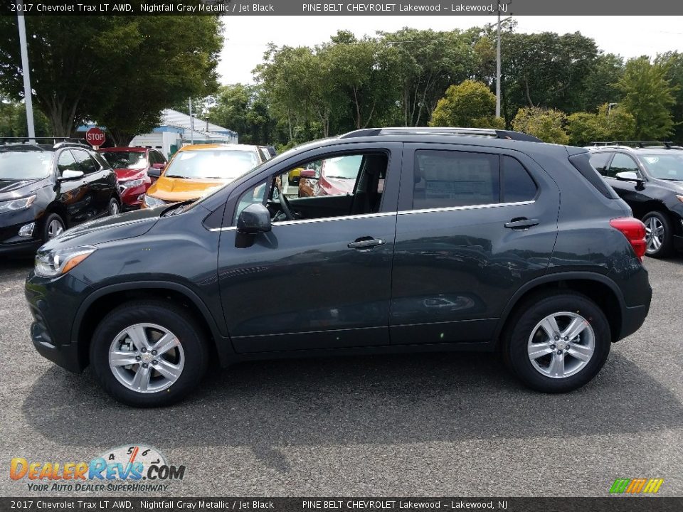 2017 Chevrolet Trax LT AWD Nightfall Gray Metallic / Jet Black Photo #3