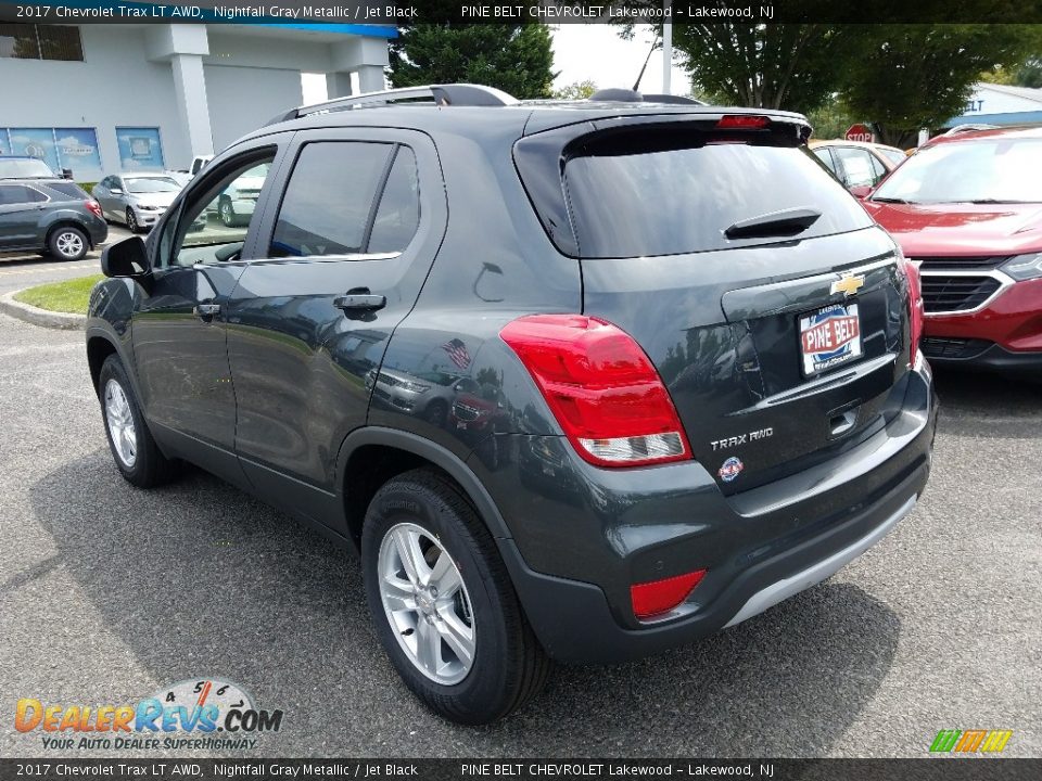 2017 Chevrolet Trax LT AWD Nightfall Gray Metallic / Jet Black Photo #4