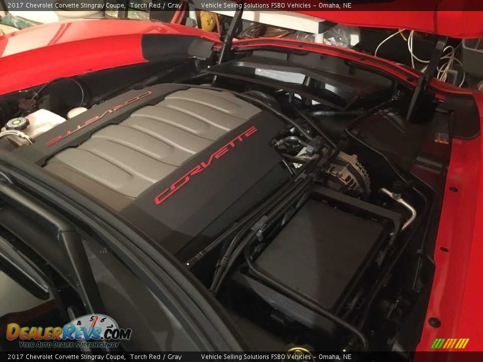 2017 Chevrolet Corvette Stingray Coupe Torch Red / Gray Photo #7
