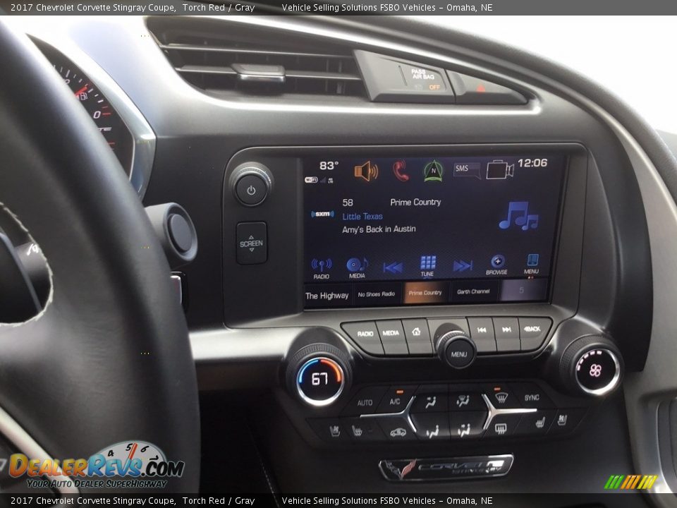 2017 Chevrolet Corvette Stingray Coupe Torch Red / Gray Photo #11