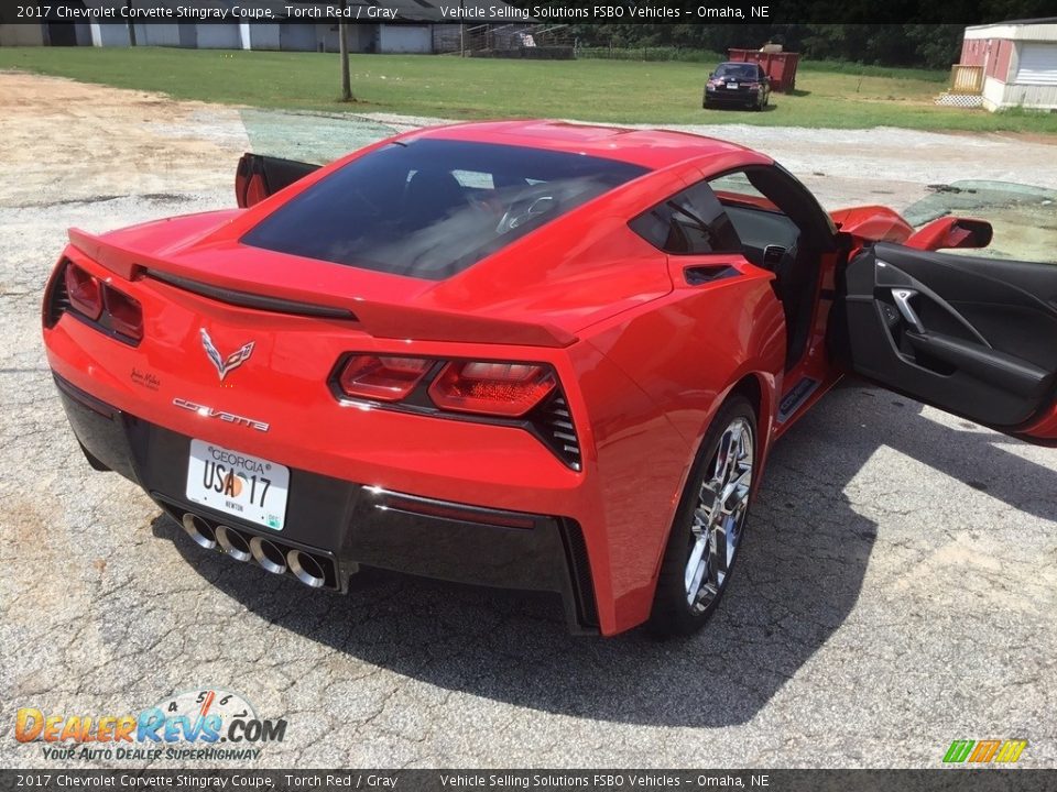 2017 Chevrolet Corvette Stingray Coupe Torch Red / Gray Photo #15