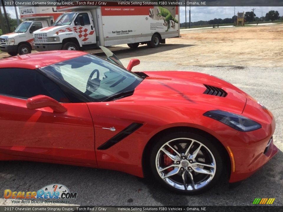 2017 Chevrolet Corvette Stingray Coupe Torch Red / Gray Photo #16