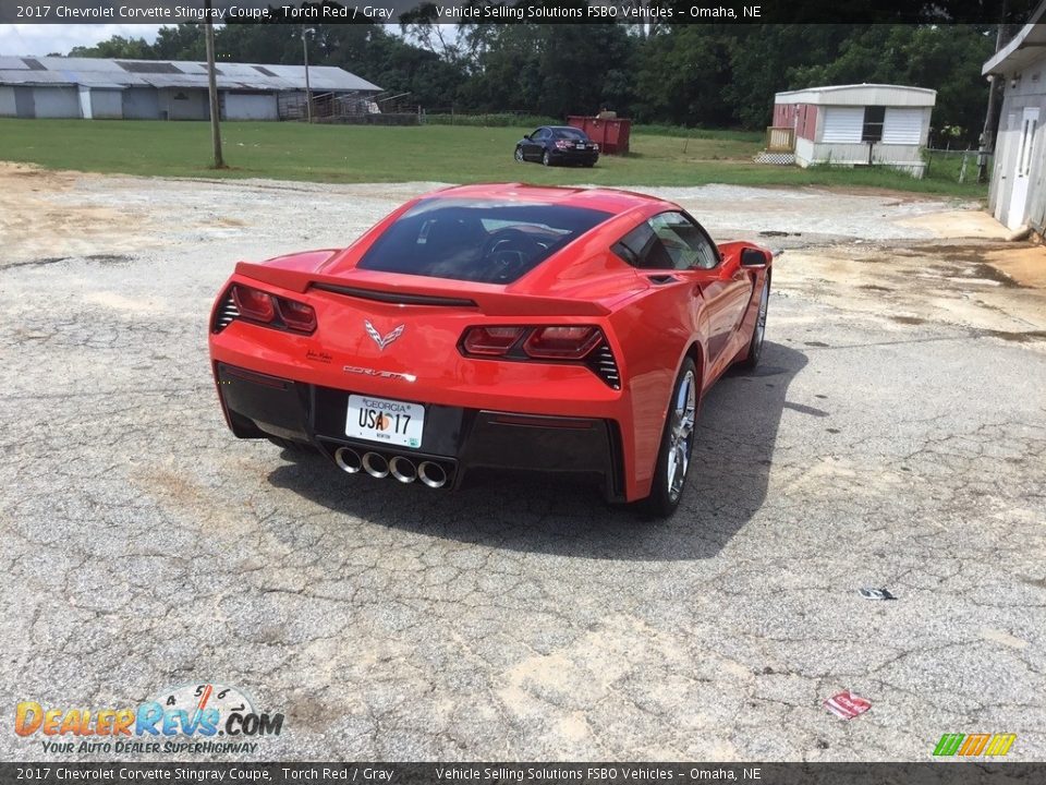 2017 Chevrolet Corvette Stingray Coupe Torch Red / Gray Photo #18