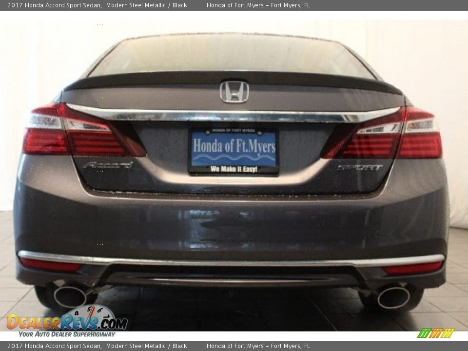 2017 Honda Accord Sport Sedan Modern Steel Metallic / Black Photo #6