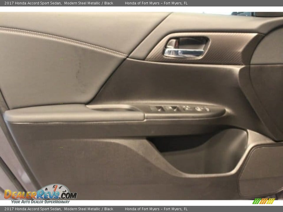 2017 Honda Accord Sport Sedan Modern Steel Metallic / Black Photo #7