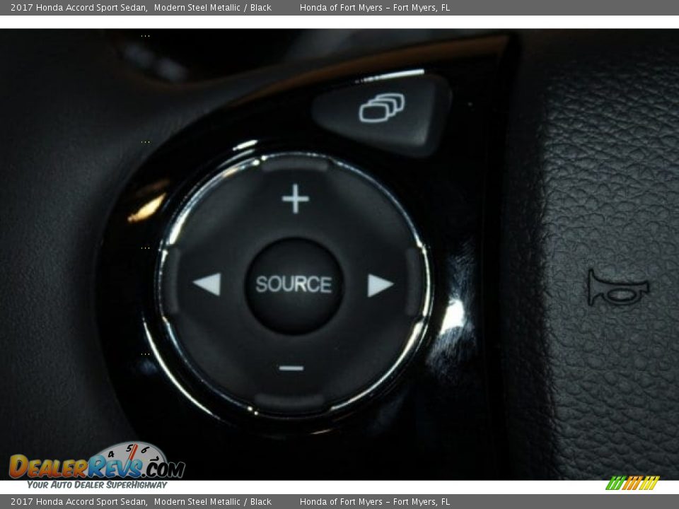 2017 Honda Accord Sport Sedan Modern Steel Metallic / Black Photo #13