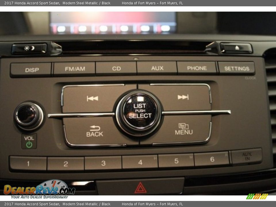 2017 Honda Accord Sport Sedan Modern Steel Metallic / Black Photo #19
