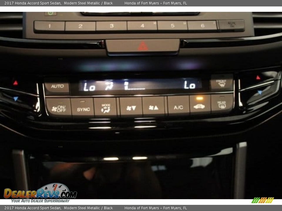 2017 Honda Accord Sport Sedan Modern Steel Metallic / Black Photo #20