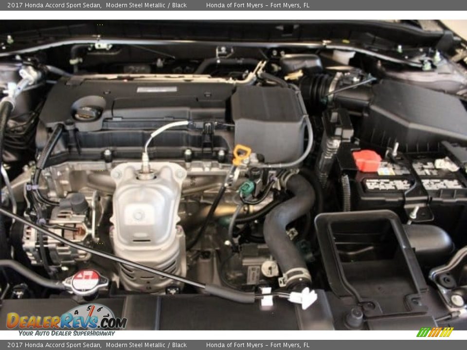 2017 Honda Accord Sport Sedan Modern Steel Metallic / Black Photo #26