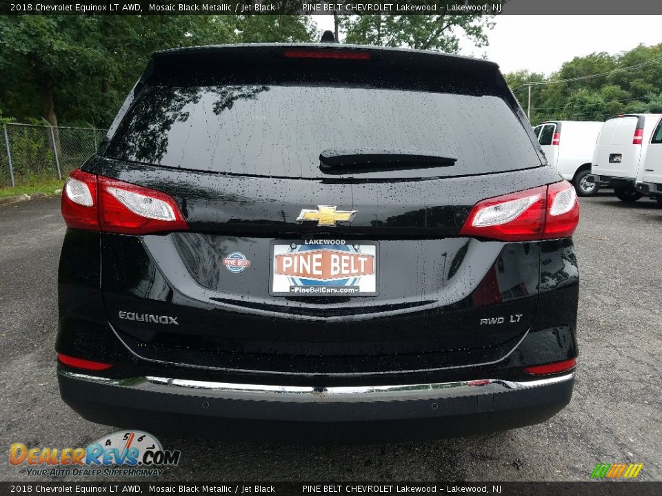 2018 Chevrolet Equinox LT AWD Mosaic Black Metallic / Jet Black Photo #5