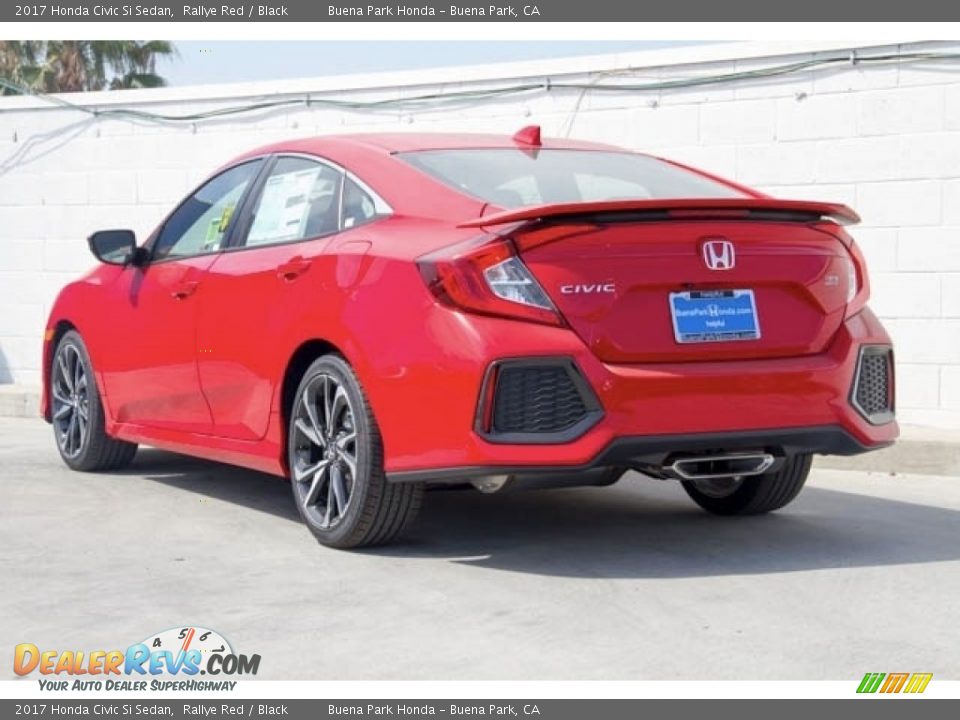 2017 Honda Civic Si Sedan Rallye Red / Black Photo #2