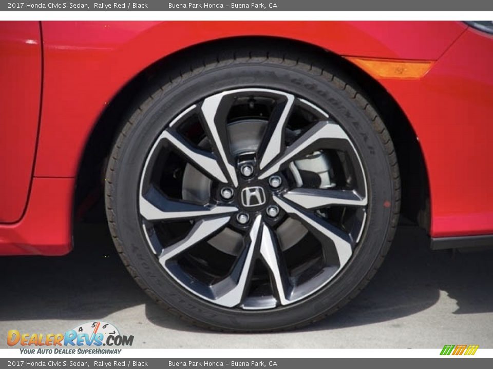2017 Honda Civic Si Sedan Rallye Red / Black Photo #5