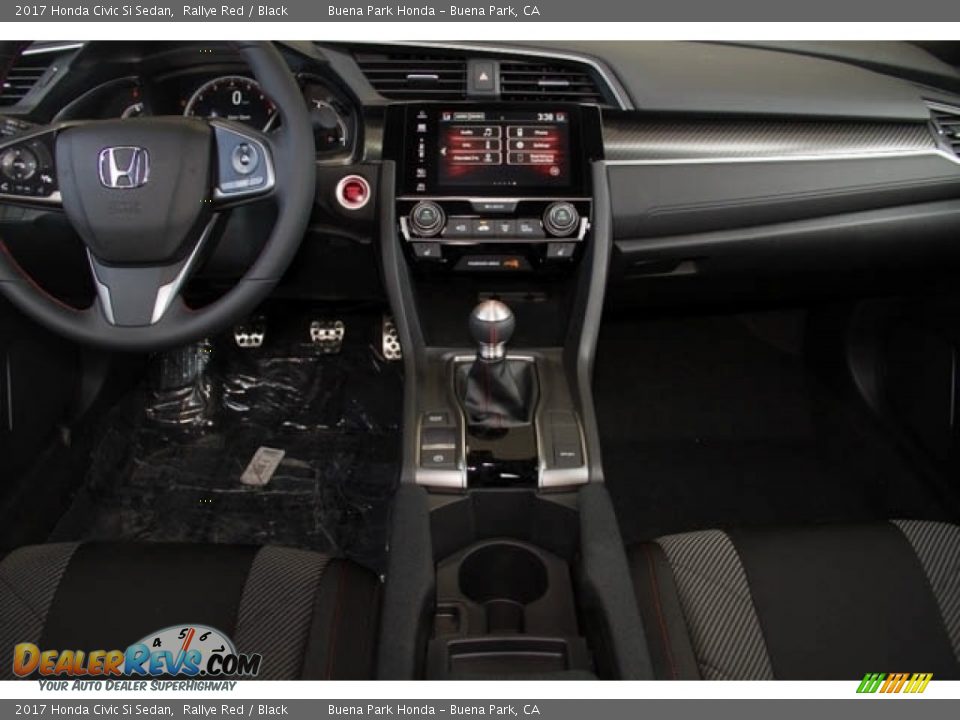 2017 Honda Civic Si Sedan Rallye Red / Black Photo #13