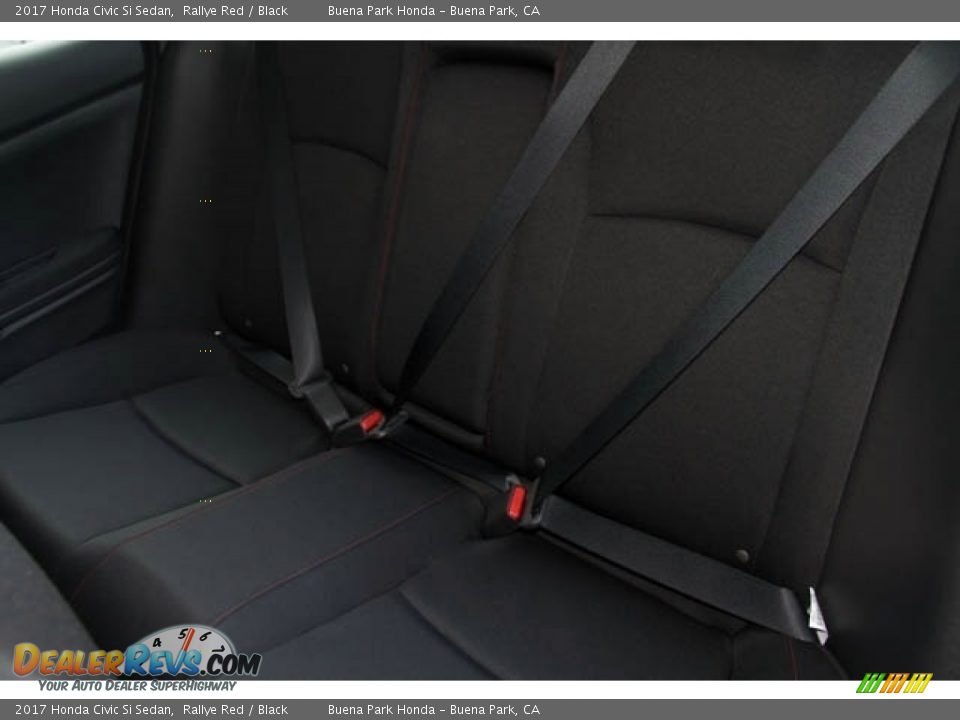 2017 Honda Civic Si Sedan Rallye Red / Black Photo #15