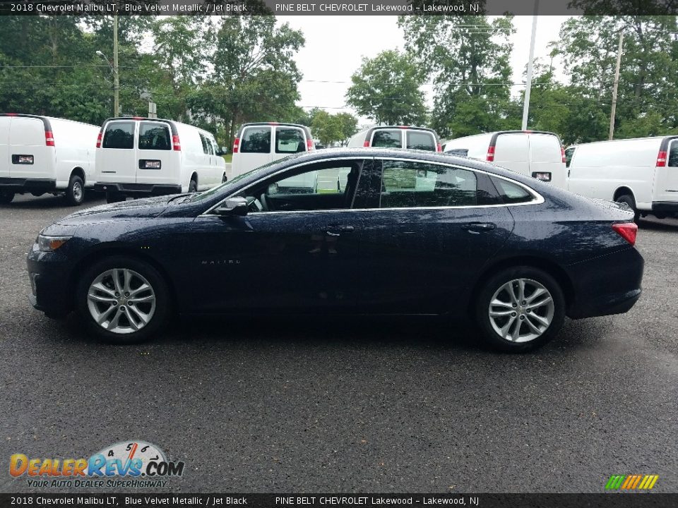 2018 Chevrolet Malibu LT Blue Velvet Metallic / Jet Black Photo #3