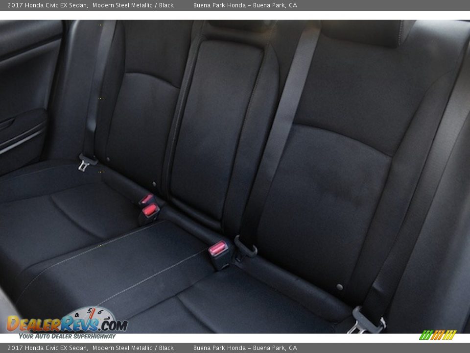 2017 Honda Civic EX Sedan Modern Steel Metallic / Black Photo #15