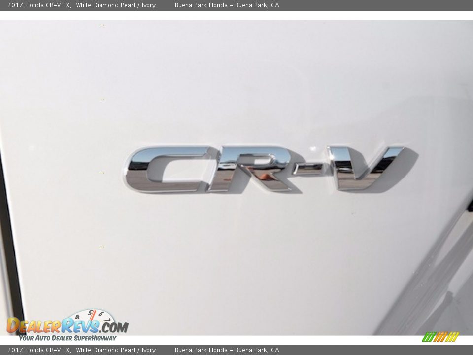 2017 Honda CR-V LX White Diamond Pearl / Ivory Photo #3
