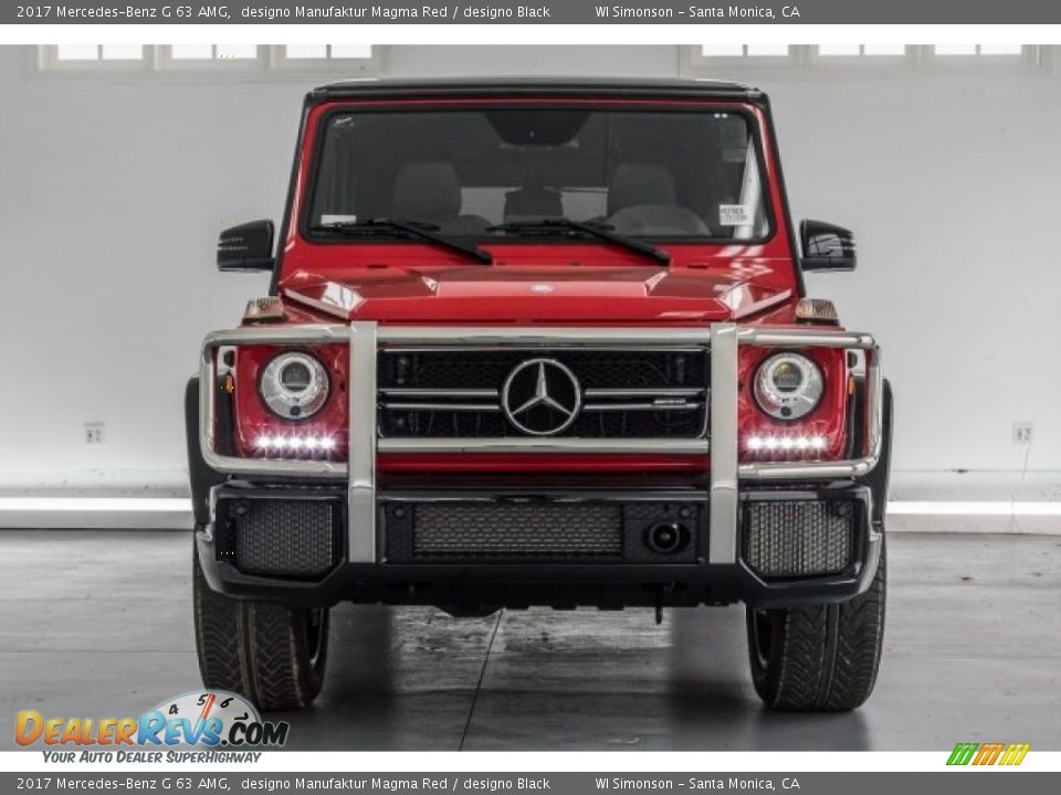 2017 Mercedes-Benz G 63 AMG designo Manufaktur Magma Red / designo Black Photo #2