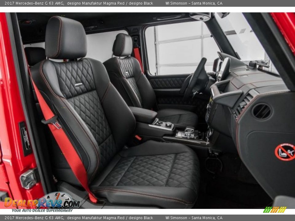2017 Mercedes-Benz G 63 AMG designo Manufaktur Magma Red / designo Black Photo #6