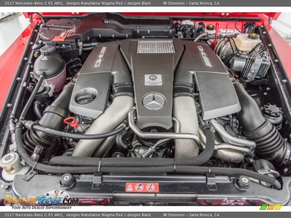 2017 Mercedes-Benz G 63 AMG 5.5 Liter AMG biturbo DOHC 32-Valve VVT V8 Engine Photo #9