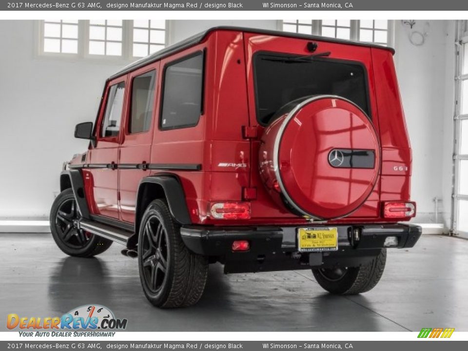2017 Mercedes-Benz G 63 AMG designo Manufaktur Magma Red / designo Black Photo #10