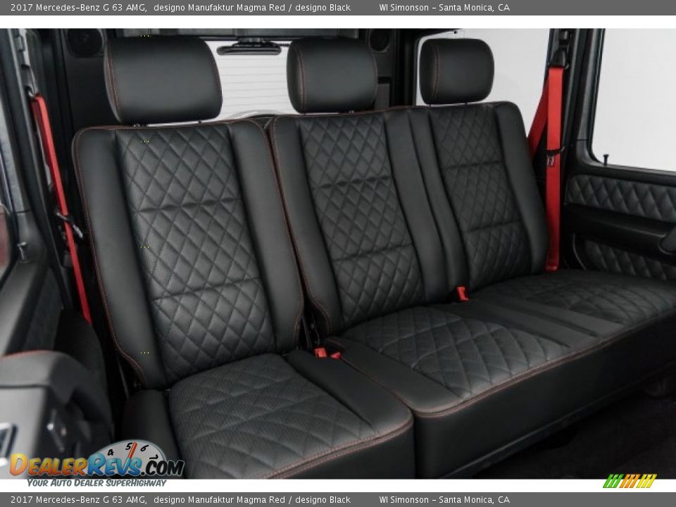 Rear Seat of 2017 Mercedes-Benz G 63 AMG Photo #14